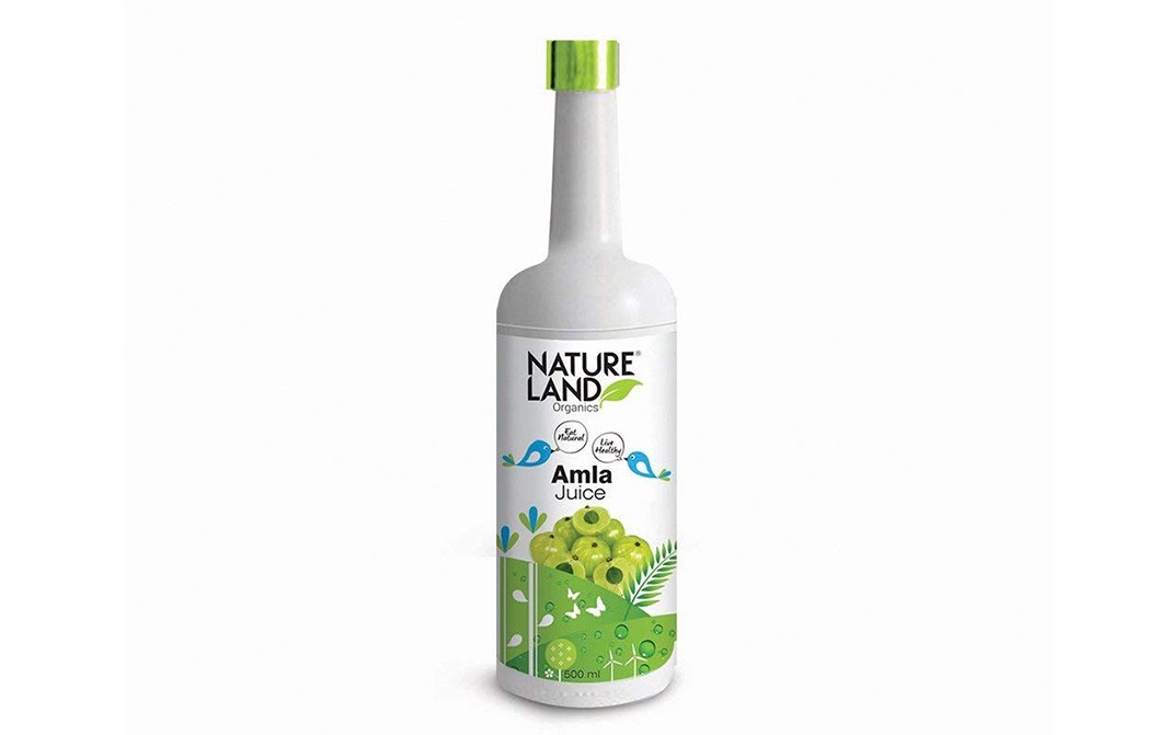 Natureland Organics Amla Juice    Bottle  500 millilitre
